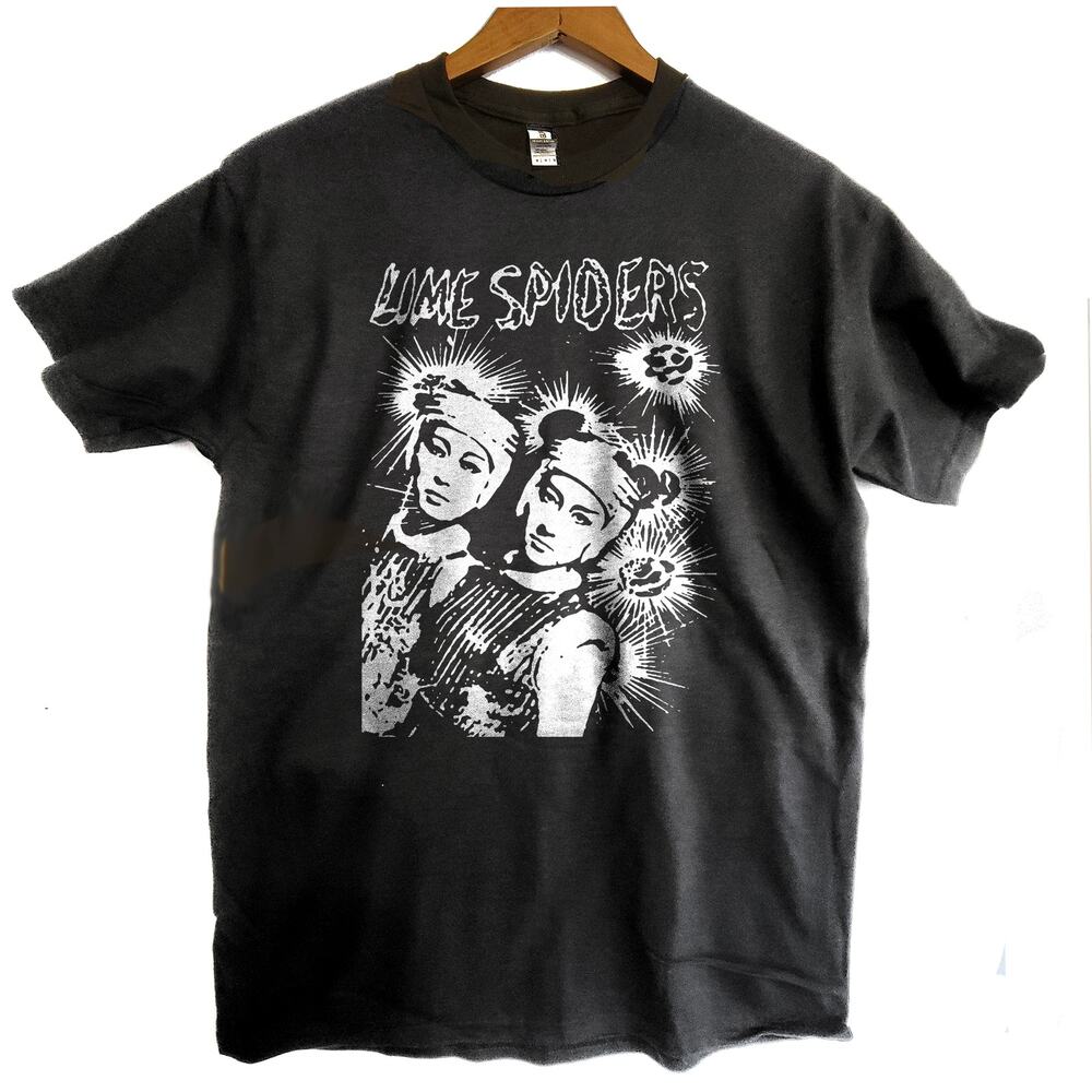 the Lime Spiders band t shirt Size Medium Black